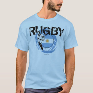 Argentina Rugby Fans T-Shirt Pass Ball