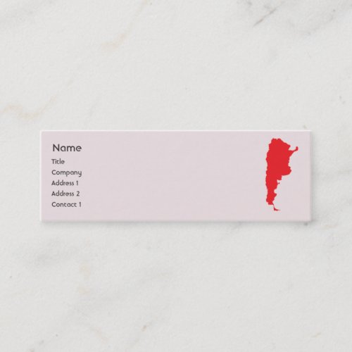 Argentina - Skinny Business Cards