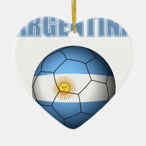 Argentina Soccer 0528 Ceramic Ornament