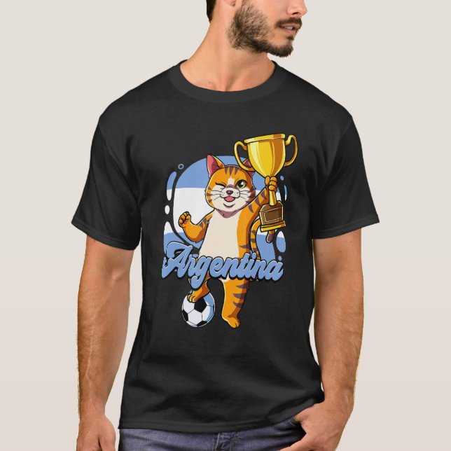 Argentina Soccer 1 T-Shirt (Front)