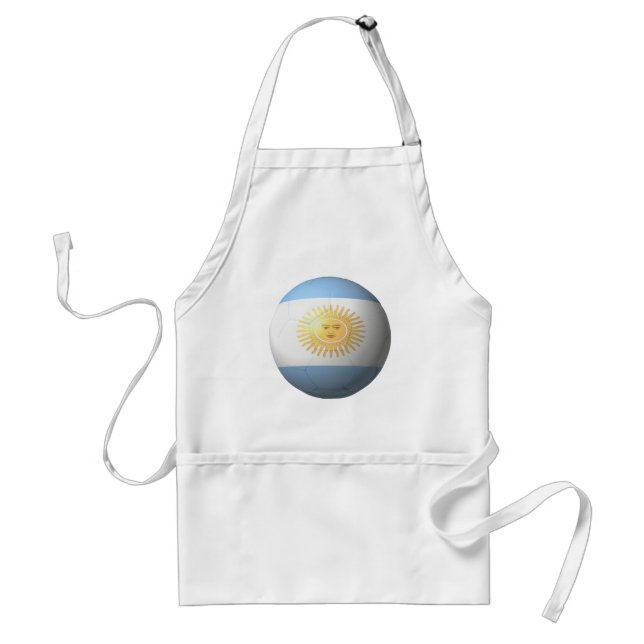 Argentina Soccer Adult Apron (Front)