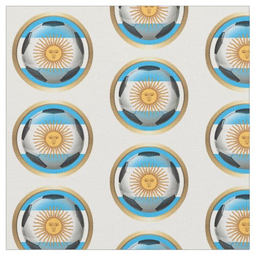 Argentina Soccer Ball Fabric