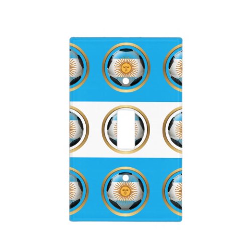 Argentina Soccer Ball Light Switch Cover