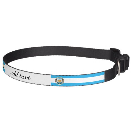 Argentina Soccer Ball Pet Collar