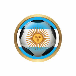 Argentina Soccer Ball Sports Ornament