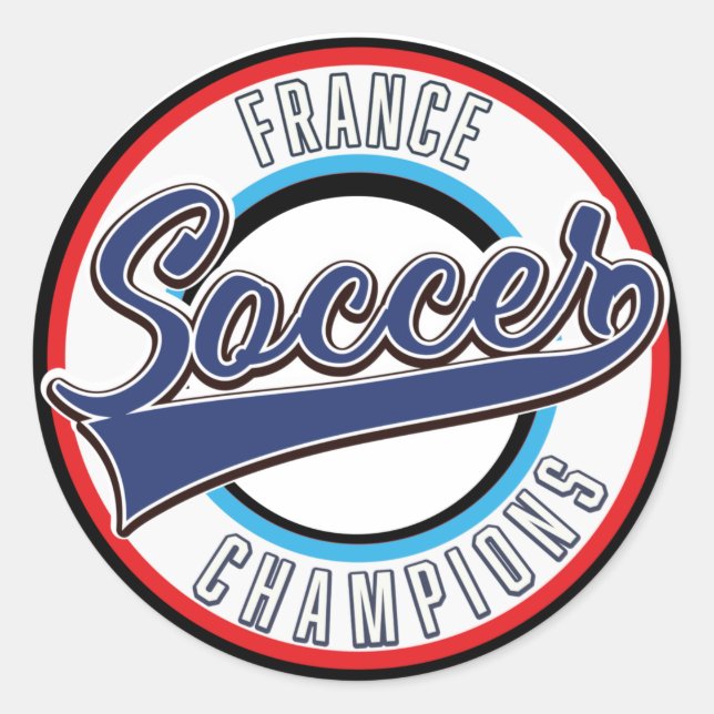 Argentina Soccer Champions Classic Round Sticker (Front)