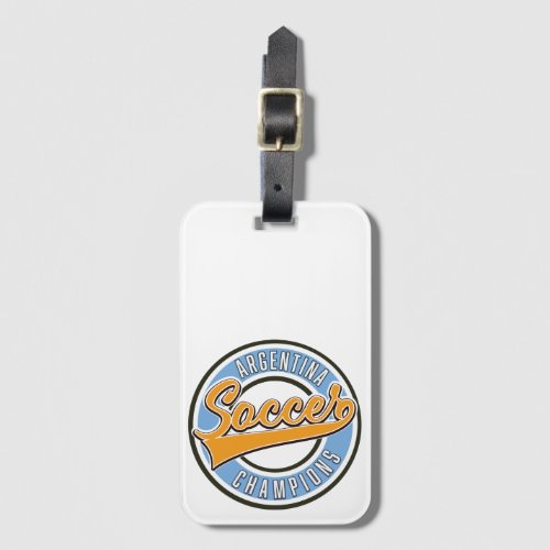 Argentina Soccer Champions Luggage Tag