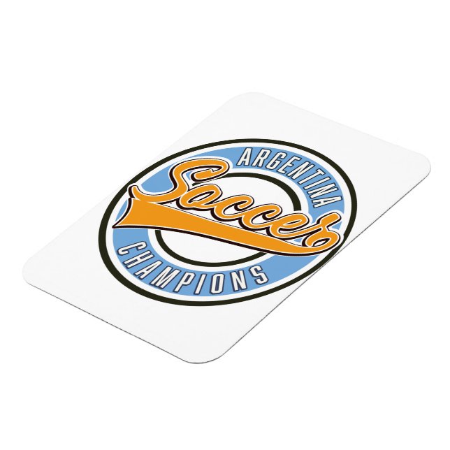 Argentina Soccer Champions Magnet (Left Side)