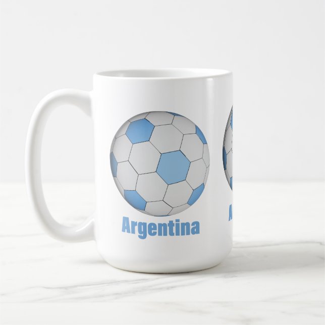 Argentina soccer  coffee mug (Left)