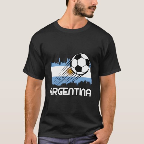 Argentina Soccer Fan T_Shirt