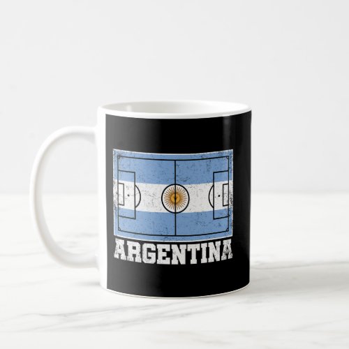 Argentina Soccer Field Country Flag Argentinian Pr Coffee Mug