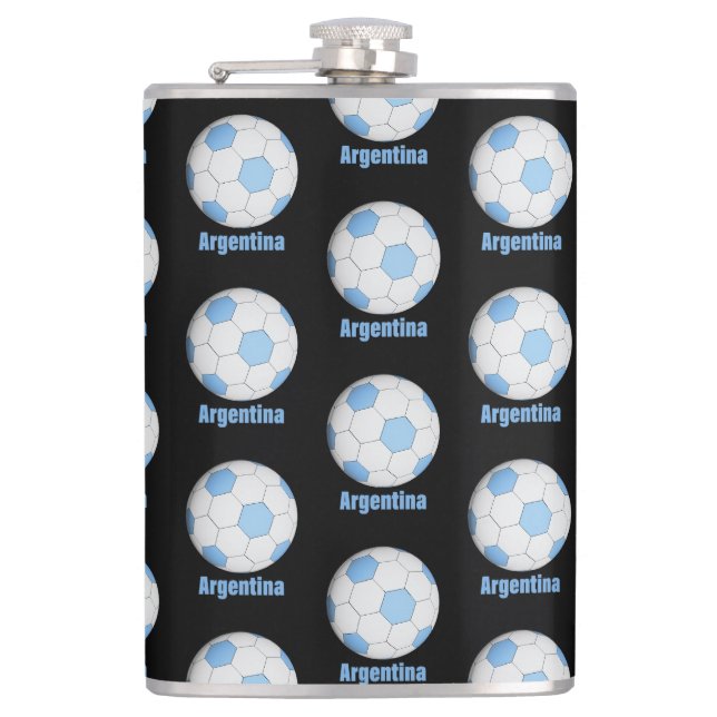 Argentina soccer  flask (Front)