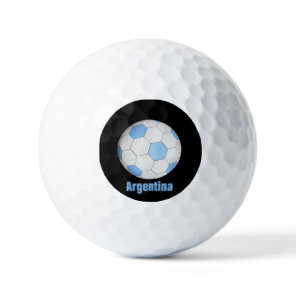 Argentina soccer  golf balls