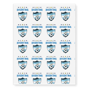 Argentina Soccer Jersey 2018 Argentina Soccer Temporary Tattoos