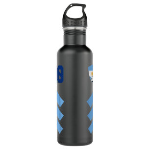 Argentina Soccer Jersey Argentina Football Argenti Stainless Steel Water Bottle