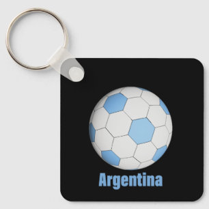 Argentina soccer keychain