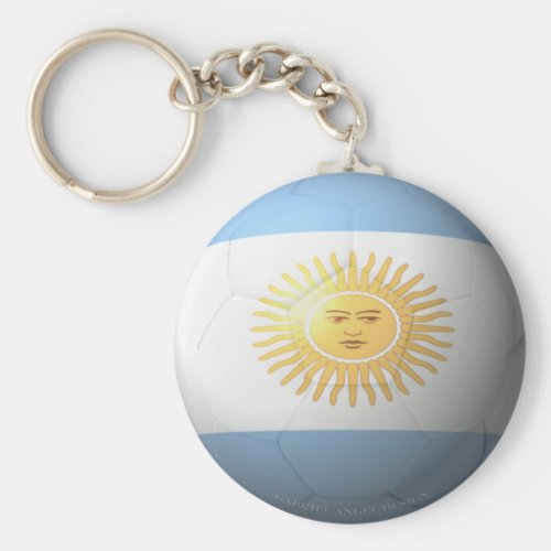 Argentina Soccer Keychain