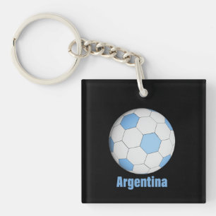 Argentina soccer keychain