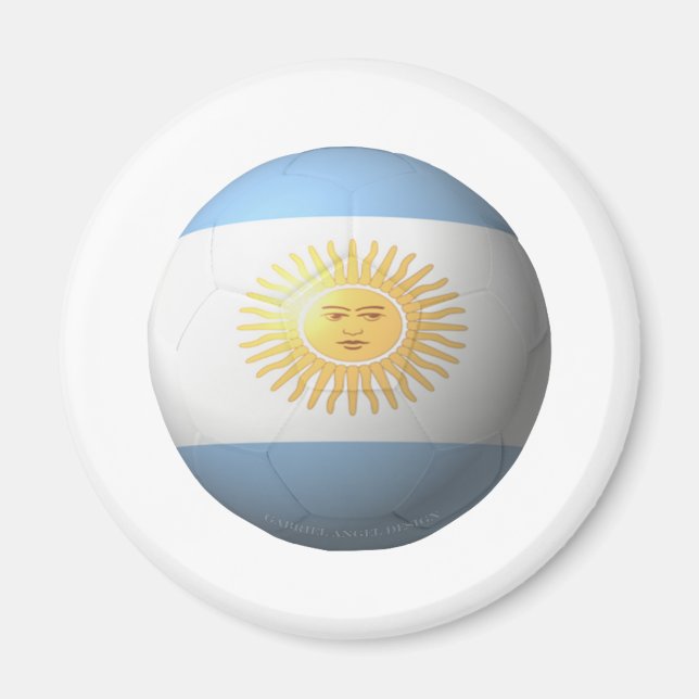 Argentina Soccer Magnet (Front)