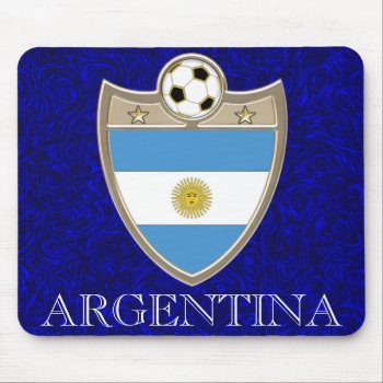 Argentina Soccer Mouse Pad by arklights at Zazzle