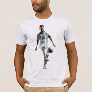 Argentina Soccer Player T-Shirt Football Fan Gra