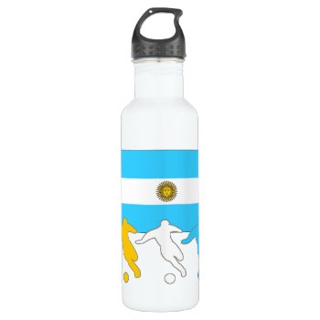 Argentina Soccer Players Water Bottle by nitsupak at Zazzle