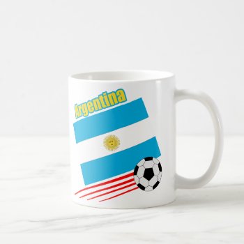 Argentina Soccer Team Coffee Mug by worldwidesoccer at Zazzle