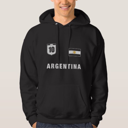 Argentina Soccer Team Jersey Blue Argentina Appare Hoodie