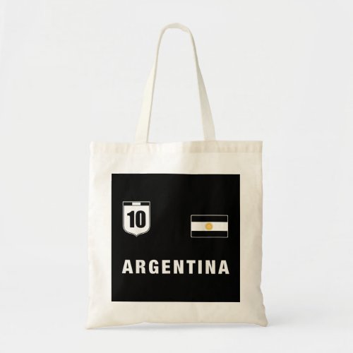 Argentina Soccer Team Jersey Blue Argentina Appare Tote Bag