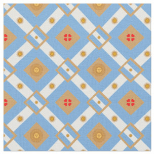 Argentina, Sol de Mayo & Argentina Flag fashion Fabric