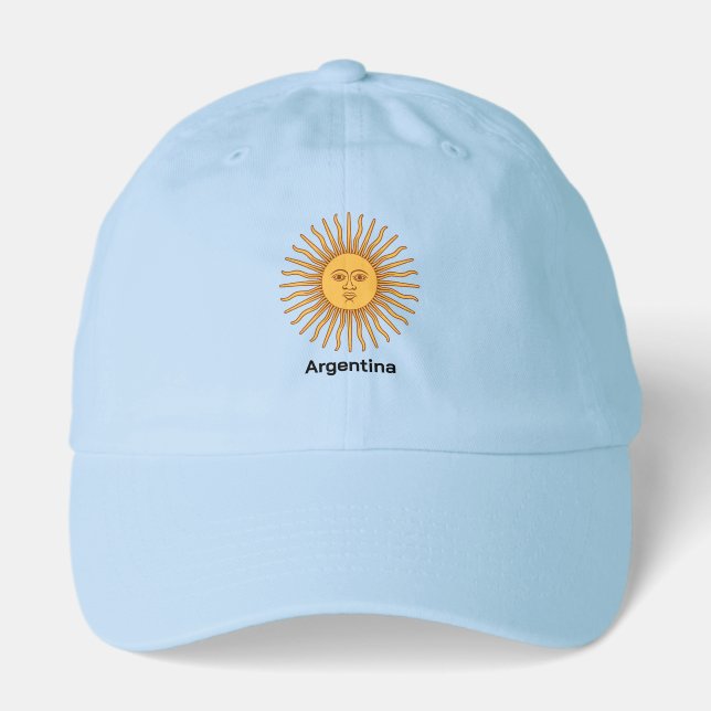 Argentina Sol de Mayo: Authentic Fan Tee Hat (Front)
