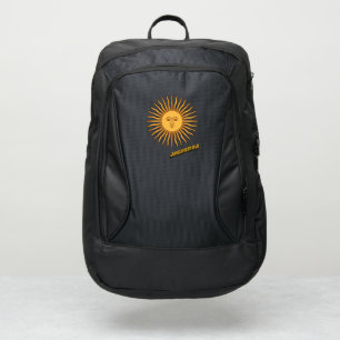 Argentina & Sol De Mayo, Flag laptop / School Port Authority® Backpack