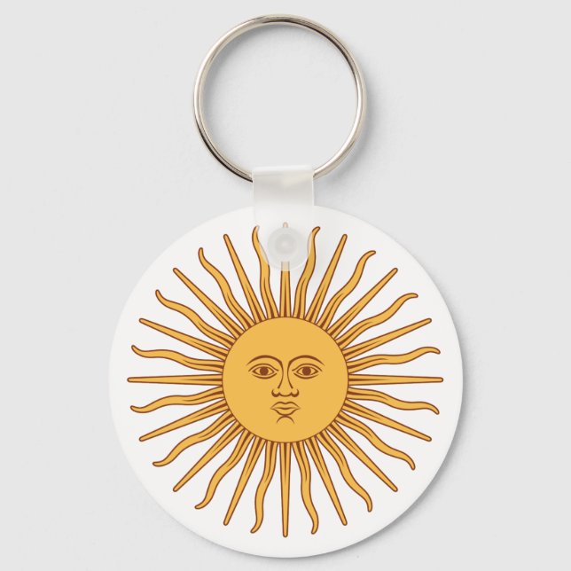 Argentina Sol de Mayo Keychain (Front)
