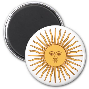 Argentina Sol De Mayo Magnet by abbeyz71 at Zazzle
