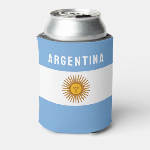 Argentina South America Flag Buenos Aires Can Cooler