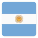 ARGENTINA SQUARE STICKER