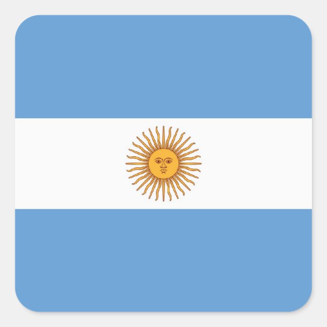 ARGENTINA SQUARE STICKER (Front)