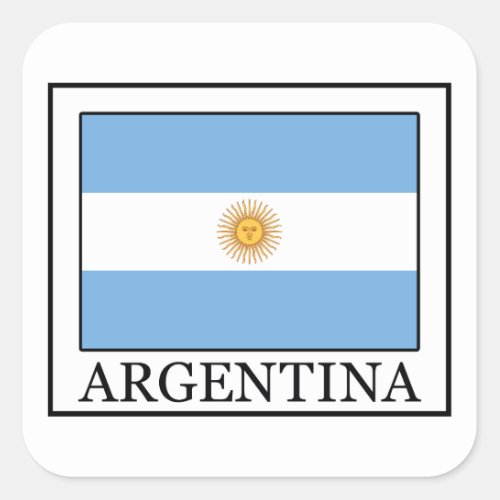 Argentina Square Sticker