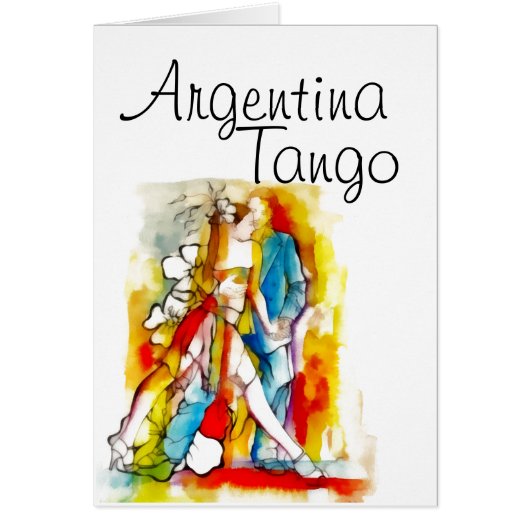 Argentina tango cards (Front)