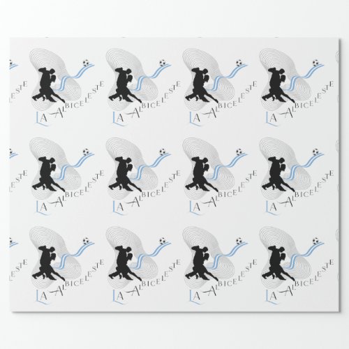 Argentina Tango_Soccer  Wrapping Paper