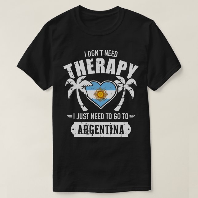 Argentina therapy T-Shirt (Design Front)