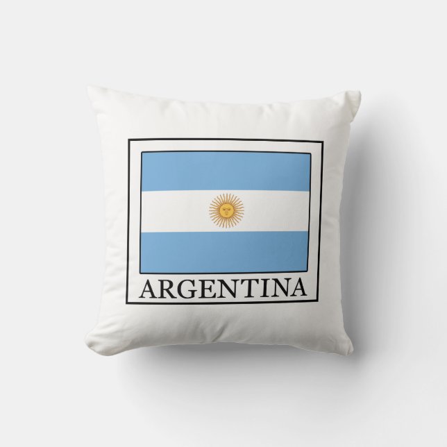 Argentina Throw Pillow (Front)
