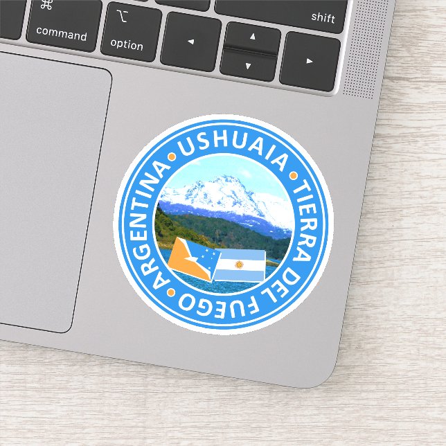 Argentina, Tierra del Fuego, Ushuaia Sticker (Detail)