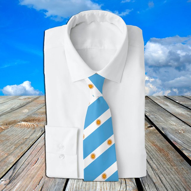 Argentina Ties, fashion Argentina Flag, business Neck Tie (Creator Uploaded)