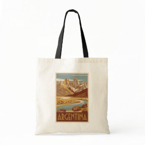 Argentina Travel Art Vintage Tote Bag
