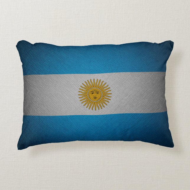 Argentina wall flag accent pillow (Front)