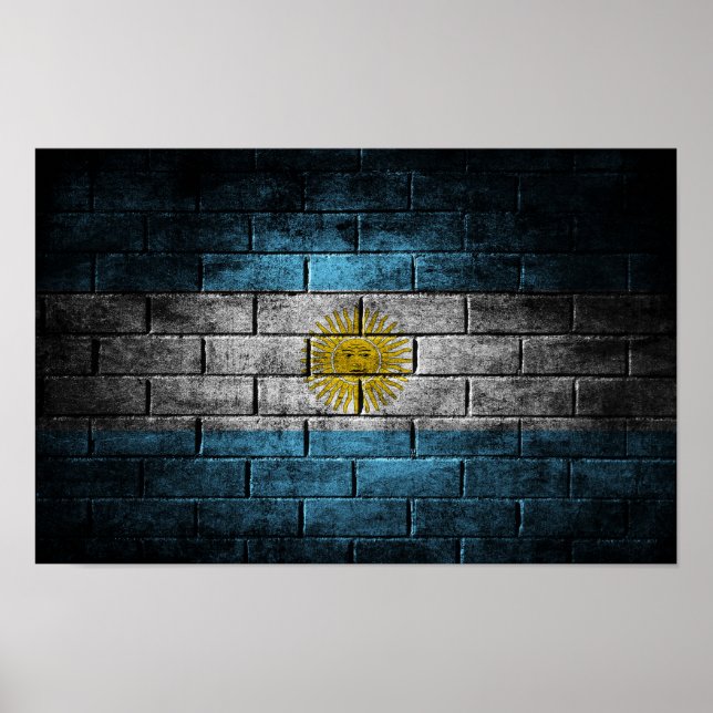 Argentina wall flag poster (Front)