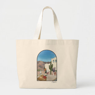 Argentina Watercolor Large Tote Bag
