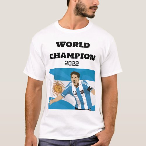 Argentina World Champion 2022 Design T_Shirt