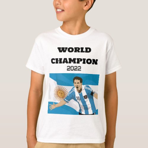 Argentina World Champion 2022 Design T_Shirt